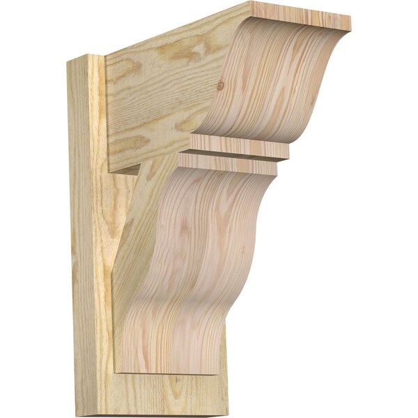 Ekena Millwork Funston Traditional Rough Sawn Outlooker, Douglas Fir, 8"W x 14"D x 18"H OUT08X14X18FST01RDF - main
